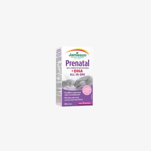 Jamieson Prenatal 100% Complete Multivitamin +DHA 60 kapsula